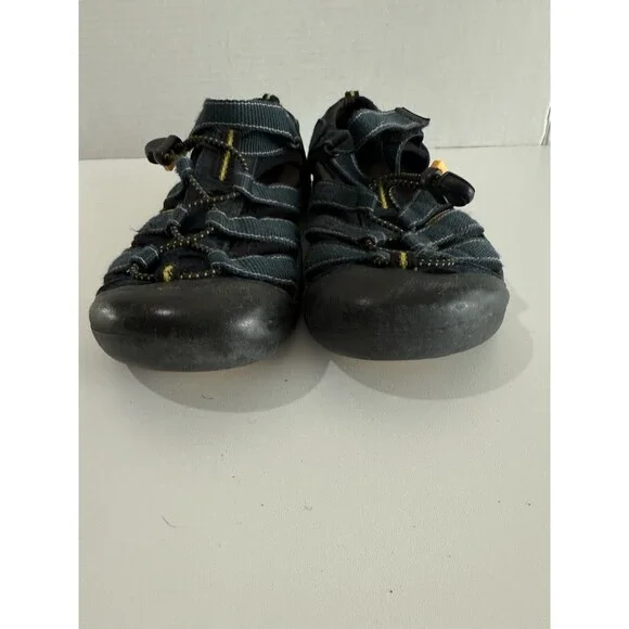 Keen Navy Blue Sandals Sport Hiking Waterproof Shoes Youth Size 4 - Picture 2 of 13